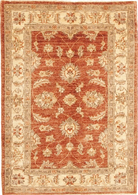 Chobi Red Hand Knotted 28 X 39  Area Rug 100-10602 Image 0