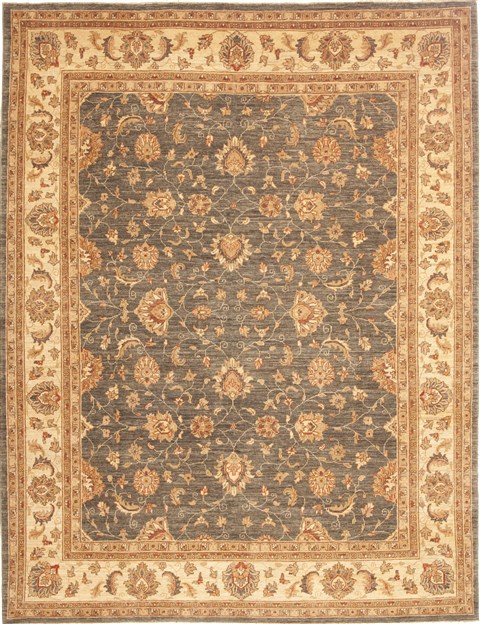 Chobi Green Hand Knotted 711 X 103 Area Rug 100-10614 Image 0