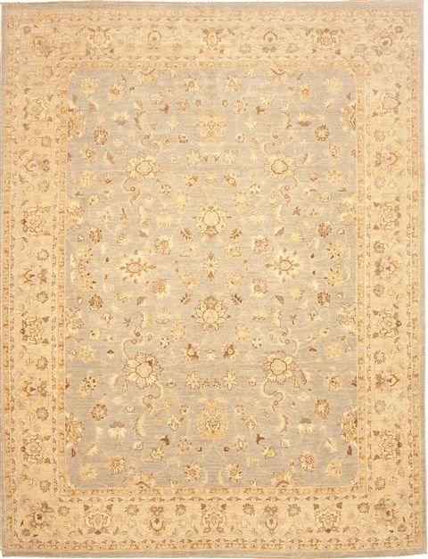 Chobi Blue Hand Knotted 90 X 116  Area Rug 100-10615 Image 0