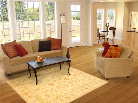 Chobi Beige Hand Knotted 55 X 711 Area Rug 100-10616 Image 4