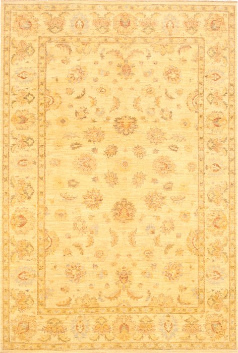 Chobi Beige Hand Knotted 55 X 711 Area Rug 100-10616 Image 0