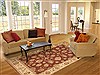 Ziegler Red Hand Knotted 80 X 105  Area Rug 100-10618 Thumb 4