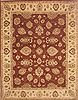 Ziegler Red Hand Knotted 80 X 105  Area Rug 100-10618 Thumb 0