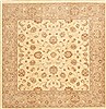 Chobi Beige Hand Knotted 66 X 68  Area Rug 100-10620 Thumb 0