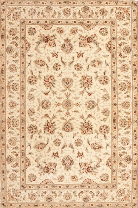 Sino-Persian Beige Hand Knotted 40 X 60 Area Rug 100-10623 Image 0