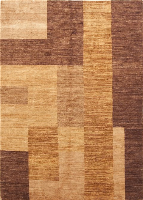 Gabbeh Brown Hand Knotted 58 X 711  Area Rug 100-10625 Image 0