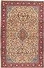 Sarouk Beige Hand Knotted 43 X 66  Area Rug 100-10629 Thumb 0