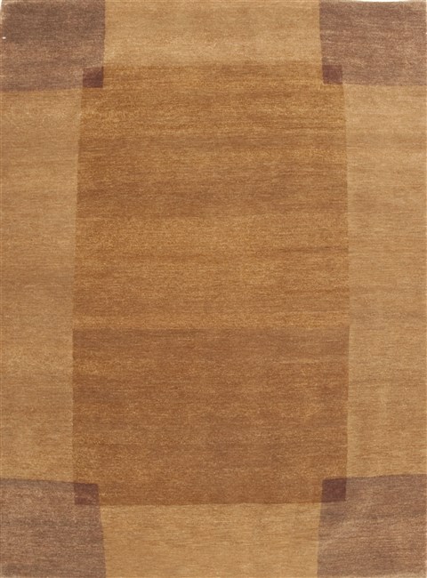 Indo-Nepal Yellow Hand Knotted 48 X 66  Area Rug 100-10630 Image 0