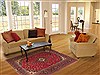 Kashan Red Hand Knotted 48 X 75 Area Rug 100-10631 Thumb 5