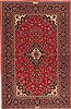 Kashan Red Hand Knotted 48 X 75  Area Rug 100-10631 Thumb 0