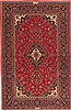 Kashan Red Hand Knotted 48 X 75 Area Rug 100-10631 Thumb 0