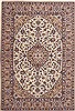Kashan Beige Hand Knotted 48 X 75  Area Rug 100-10632 Thumb 0