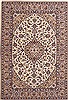 Kashan Beige Hand Knotted 48 X 75 Area Rug 100-10632 Thumb 0