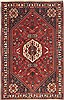 Qashqai Red Hand Knotted 53 X 82 Area Rug 100-10634 Thumb 0