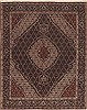 Tabriz Black Hand Knotted 411 X 68 Area Rug 100-10635 Thumb 0