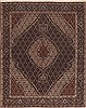 Tabriz Black Hand Knotted 411 X 68  Area Rug 100-10635 Thumb 0