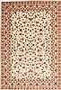 Kashan Beige Hand Knotted 56 X 80  Area Rug 100-10636 Thumb 0