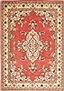 Kashan Red Hand Knotted 56 X 79  Area Rug 100-10640 Thumb 0