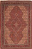 Mood Red Hand Knotted 53 X 83  Area Rug 100-10641 Thumb 0