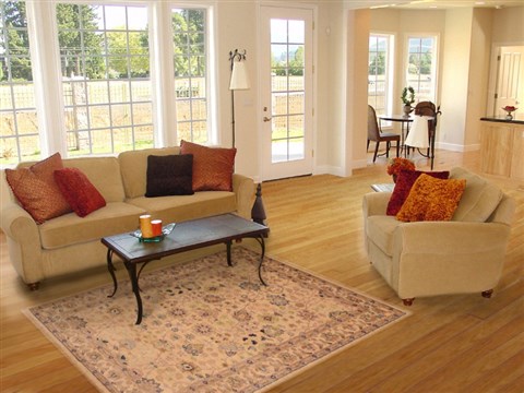 Chobi Beige Hand Knotted 40 X 60 Area Rug 100-10642 Image 5