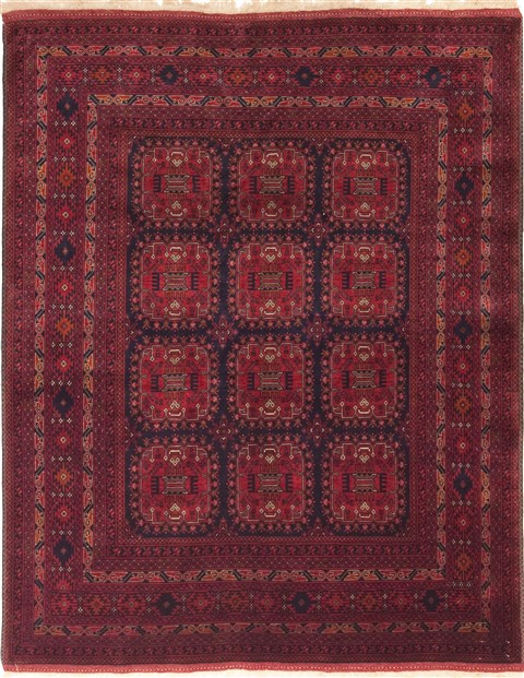 Kazak Red Hand Knotted 50 X 60  Area Rug 100-10643 Image 0