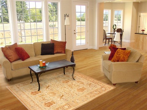Pak-Persian Beige Hand Knotted 40 X 62 Area Rug 100-10647 Image 4