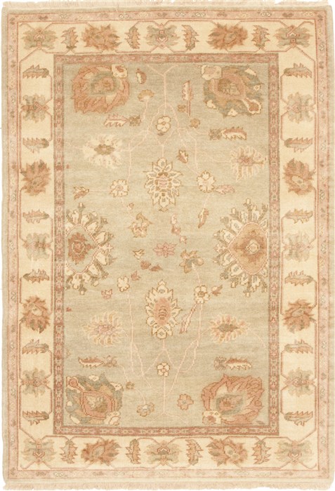 Oushak Green Hand Knotted 40 X 60 Area Rug 100-10655 Image 0