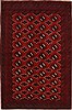 Turkman Red Hand Knotted 36 X 56  Area Rug 100-10663 Thumb 0