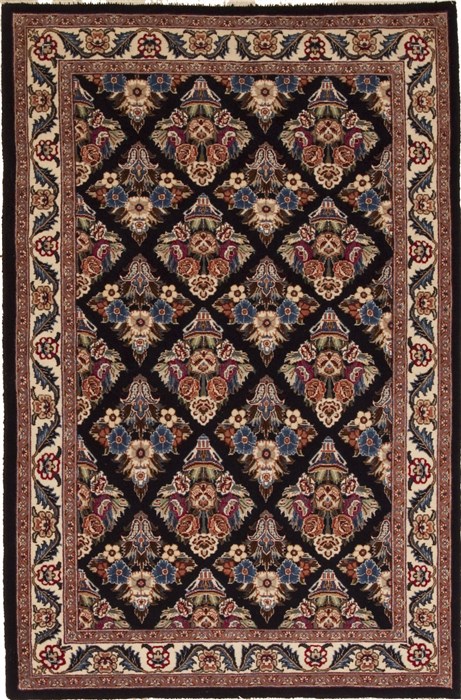 Mashad Blue Hand Knotted 39 X 511 Area Rug 100-10667 Image 0