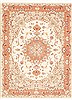 Tabriz Beige Hand Knotted 50 X 68  Area Rug 100-10669 Thumb 0
