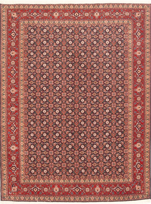 Tabriz Blue Hand Knotted 50 X 65  Area Rug 100-10674 Image 0