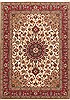 Tabriz Beige Hand Knotted 411 X 611  Area Rug 100-10675 Thumb 0