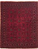 Khan Mohammadi Red Hand Knotted 52 X 62  Area Rug 100-10680 Thumb 0