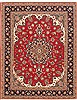 Tabriz Red Hand Knotted 50 X 66  Area Rug 100-10682 Thumb 0