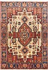 Nahavand Beige Hand Knotted 45 X 63  Area Rug 100-10685 Thumb 0