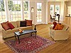 Abadeh Red Hand Knotted 410 X 68 Area Rug 100-10687 Thumb 5
