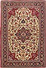 Qum Beige Hand Knotted 46 X 69  Area Rug 100-10692 Thumb 0