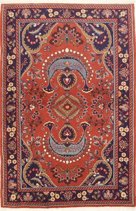 Lilihan Red Hand Knotted 411 X 66  Area Rug 100-10696 Image 0