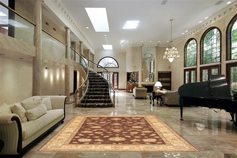 Chobi Brown Hand Knotted 60 X 89 Area Rug 100-10697 Image 1