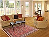 Sarouk Red Hand Knotted 48 X 70  Area Rug 100-10709 Thumb 5