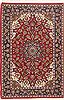 Isfahan Red Hand Knotted 43 X 66  Area Rug 100-10710 Thumb 0