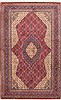 Sarouk Red Hand Knotted 45 X 610  Area Rug 100-10712 Thumb 0