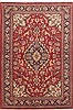 Qum Red Hand Knotted 45 X 66  Area Rug 100-10714 Thumb 0