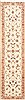 Tabriz Beige Runner Hand Knotted 26 X 99  Area Rug 100-10726 Thumb 0