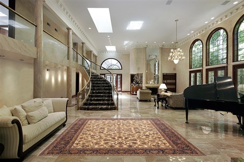 Mashad Beige Hand Knotted 82 X 113 Area Rug 100-10732 Image 1