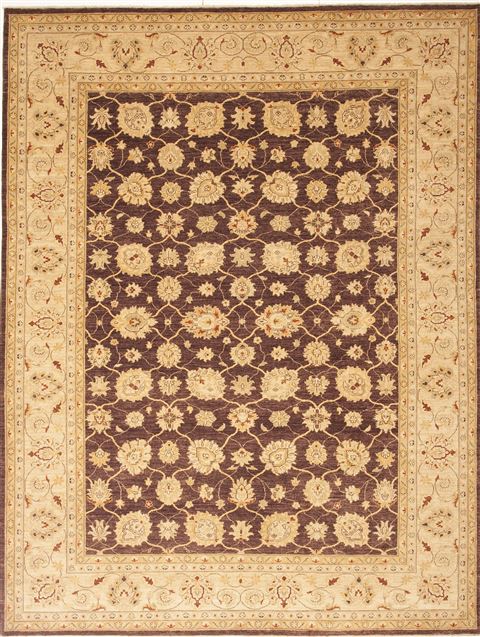 Chobi Brown Hand Knotted 83 X 113 Area Rug 100-10734 Image 0
