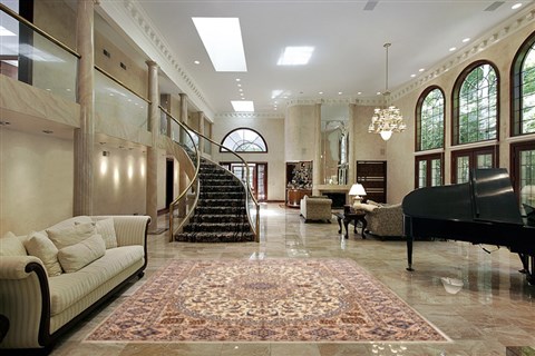 Chobi Beige Hand Knotted 83 X 113 Area Rug 100-10737 Image 1