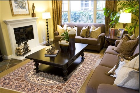 Chobi Beige Hand Knotted 83 X 113 Area Rug 100-10737 Image 3