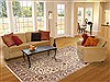Chobi Beige Hand Knotted 83 X 113 Area Rug 100-10737 Thumb 4