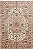 Chobi Beige Hand Knotted 83 X 113 Area Rug 100-10737 Thumb 0